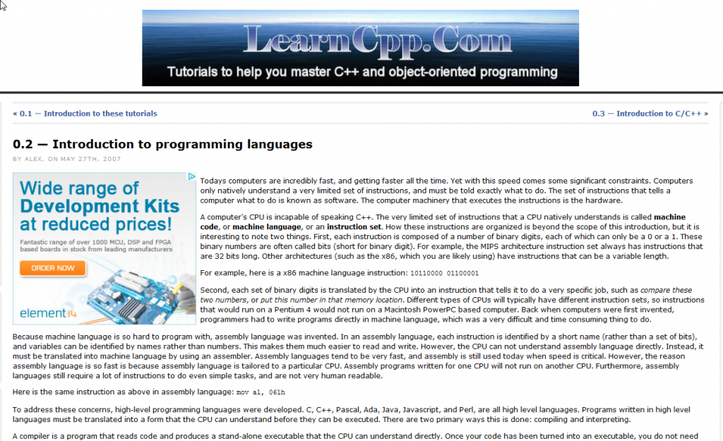 2014-05-29 12_14_17-0.2 — Introduction to programming languages « Learn C++