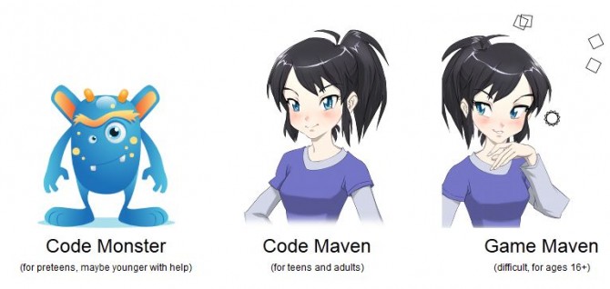 Code Monster, Code Maven and Game Maven